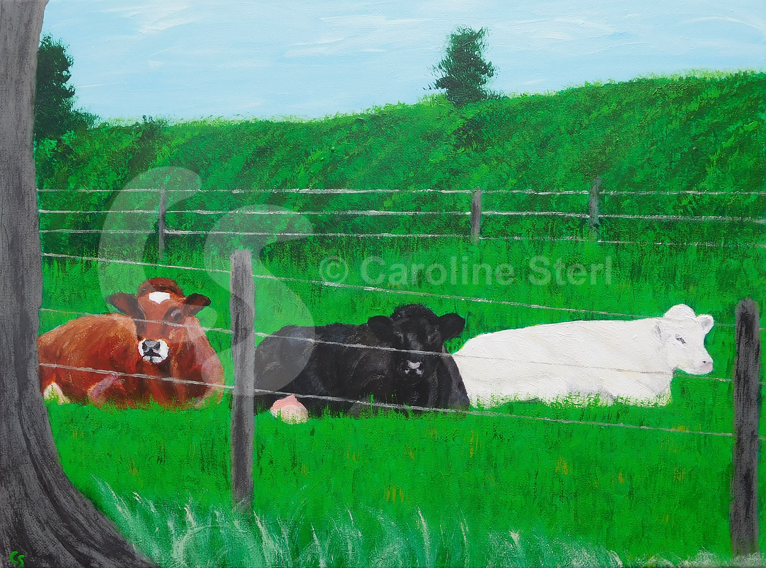 Painting: Cows